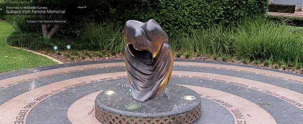 Irish famine Memorial Western Australia